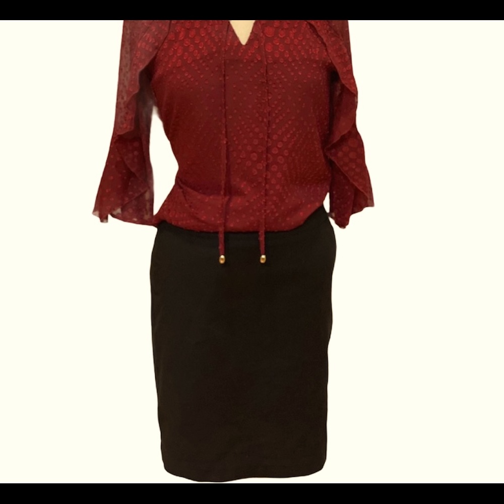 Merona Black Pencil Skirt